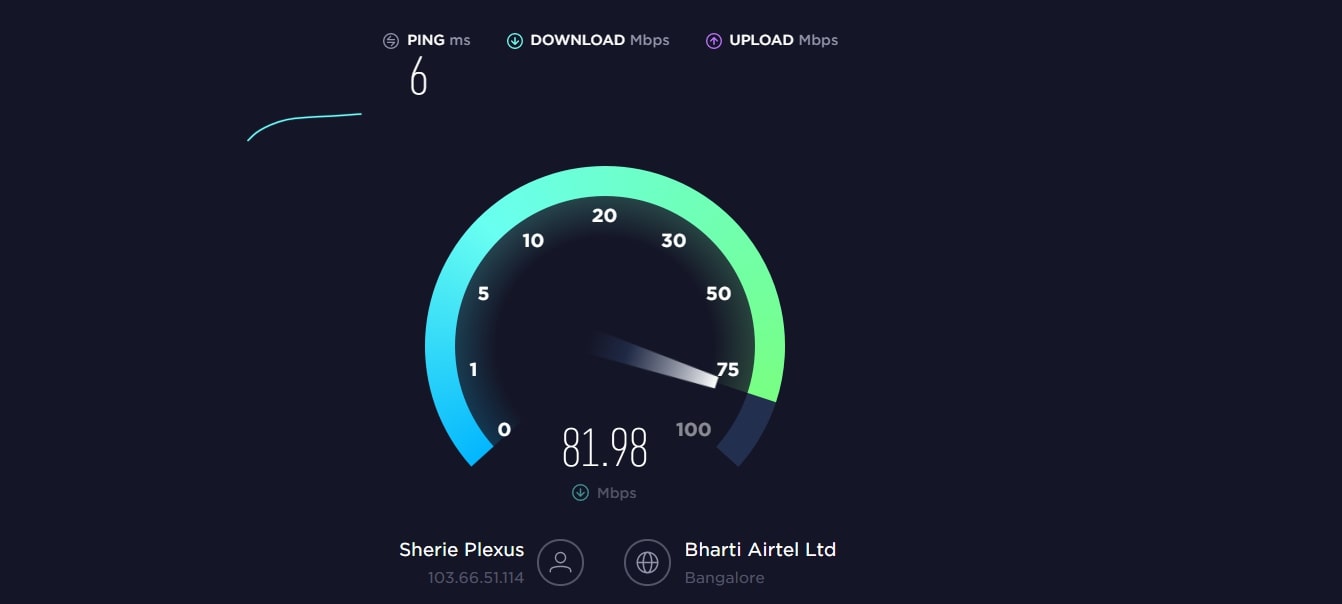 isp speed test to fix lag in gaming