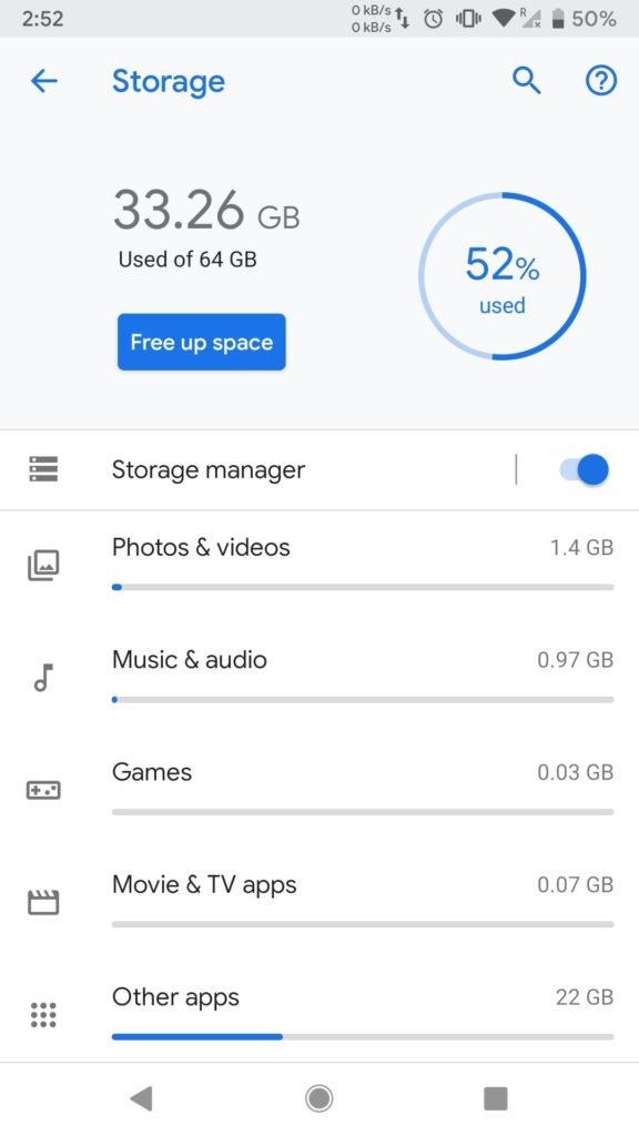 free storage space app data to sd card