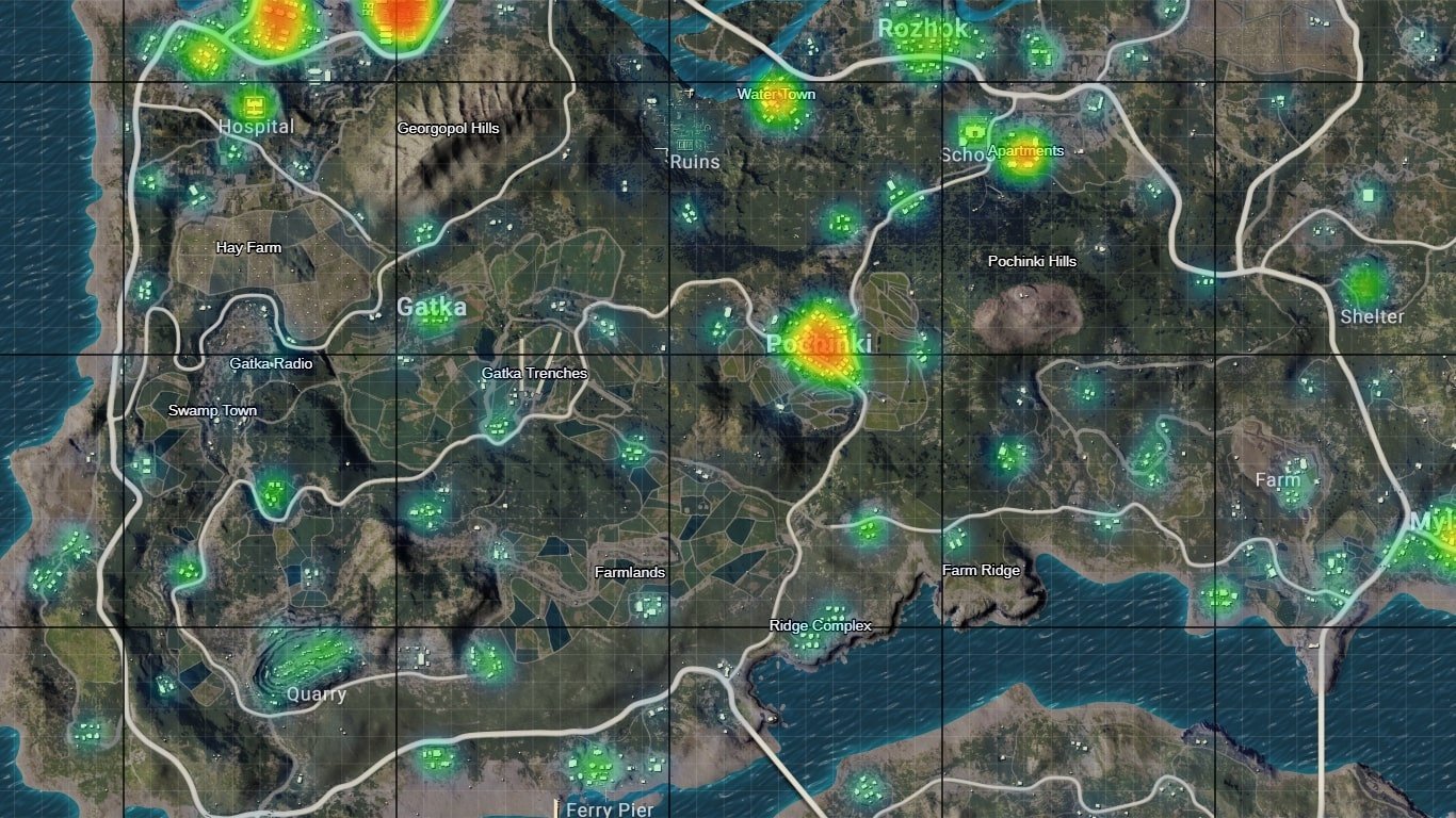 pubg mobile loot map