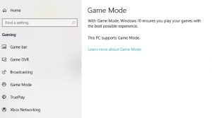 optimizing windows 10 for gaming