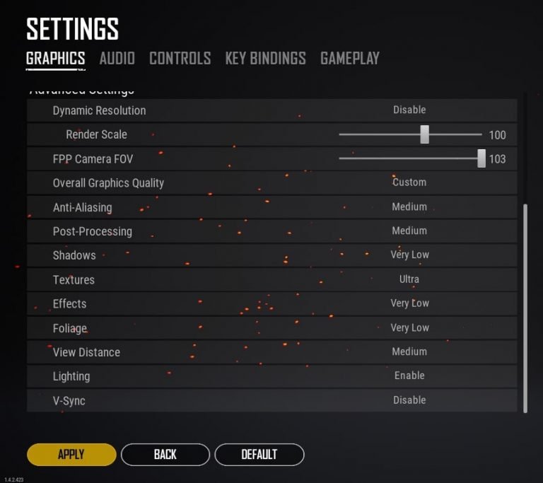 Pubg PC Lite Best Graphics Settings For High FPS Gaming