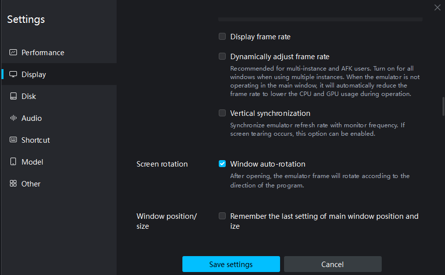 mumu emulator best graphics settings