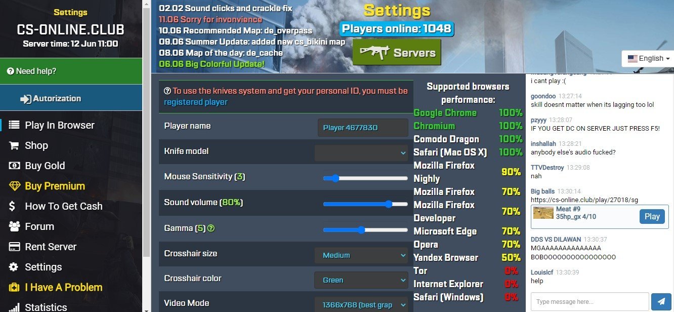 How to play Counter Strike 1.6 On your Browser : Complete Guide