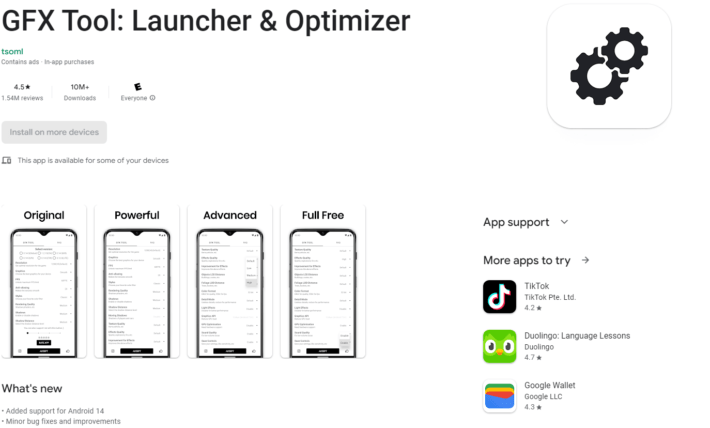 gfx tool for bgmi and pubg mobile settings