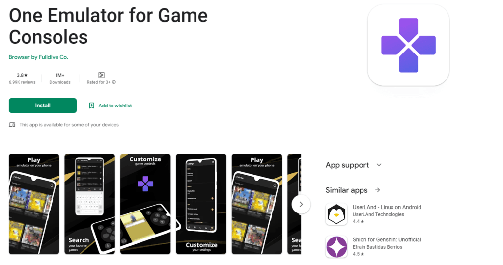 GBA emulators for Android