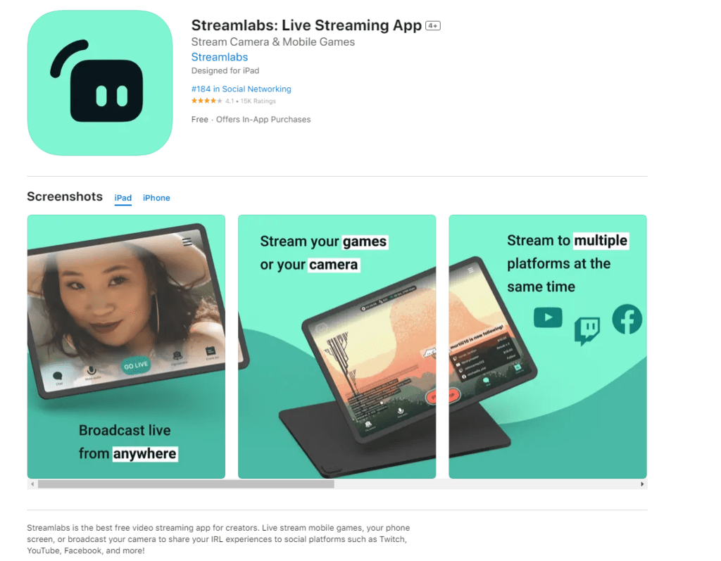 game streaming apps for streamers