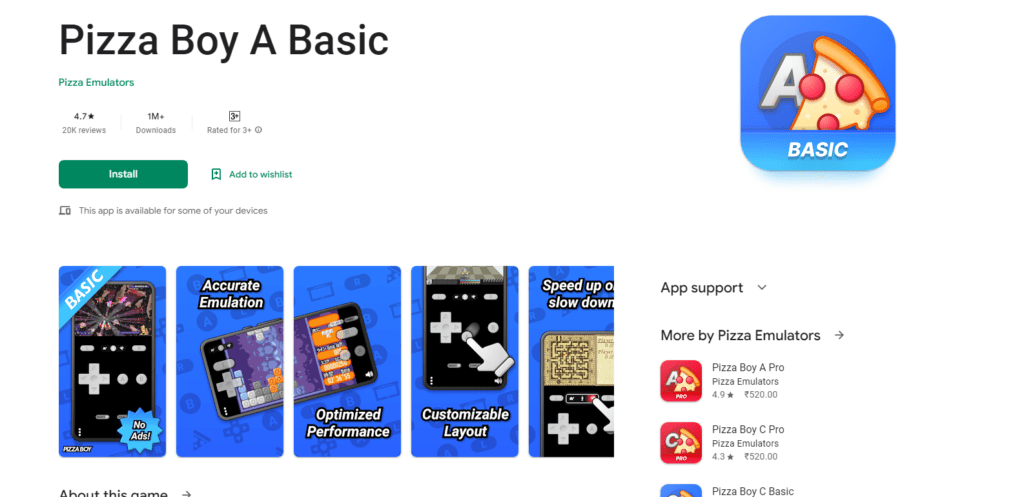 GBA emulators for Android