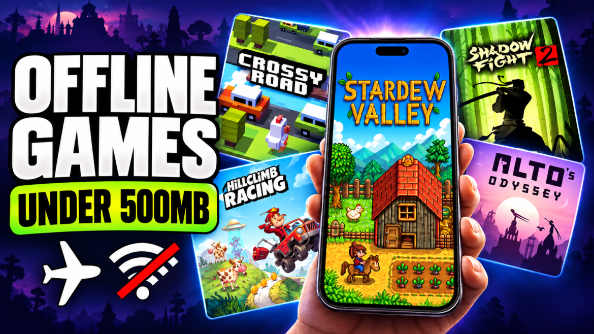 11 Best Offline Android Games Under 500MB (Free and Paid)